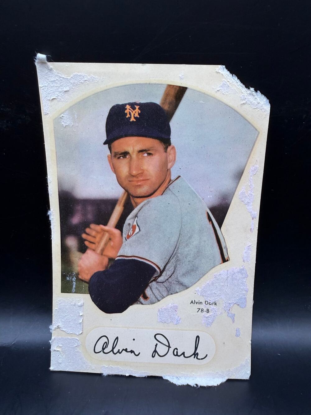 1952 Star Cal Decal Alvin Dark New York Giants, Baseball MLB, National League